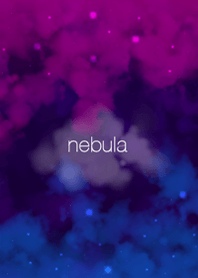 Pink and blue nebula
