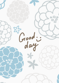 Handwritten flower gentle color6 Japan