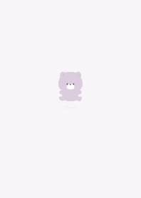 Cute Bear Pastel Purple