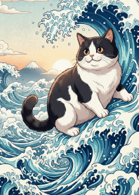 Ukiyo-e cat is back!