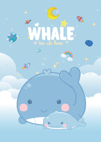 ปลาวาฬ วิวทะเล สีฟ้า