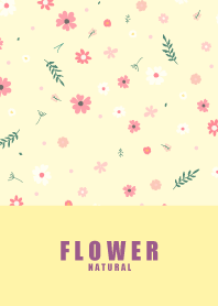 FLOWER YELLOW-NATURAL 38