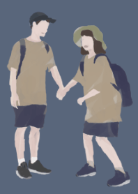 Couple-Until I met you(nile blue)