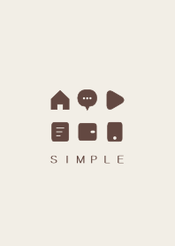 SIMPLE(beige brown)V.1596b