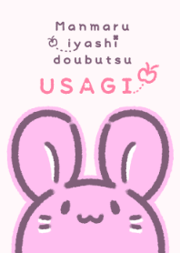 まんまるいやしどうぶつ　うさぎ