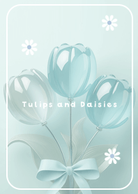bluegreen Tulips and Daisies 05_2