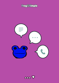 Frog&Simple purple by rororoko