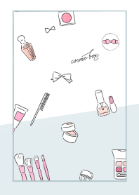 #Cosmetic box for cool tone