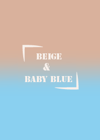 Beige & Baby Blue Theme