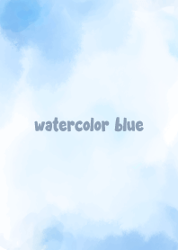 Watercolor blue 2
