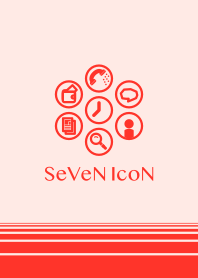 SeVeN IcoN <Light red/Red>