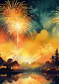 Beautiful Fireworks Theme#305