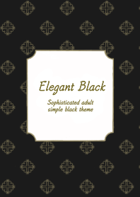 Elegant black theme