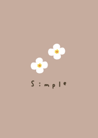 Beige. Summer. Flowers.