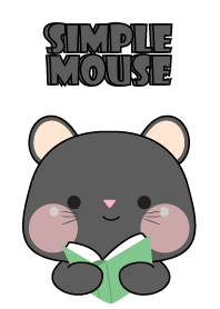 Simple Cutie Black Mouse Theme