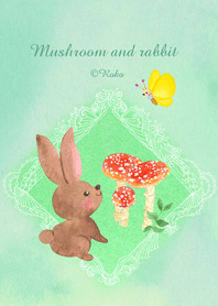 Mushroom and rabbit