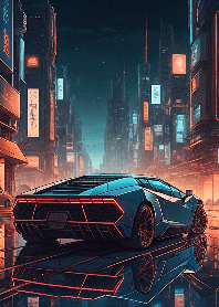 Cyberpunk Lambo new edition