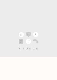 SIMPLE(white gray)V.237b