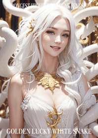 Golden White Snake of Luck 31