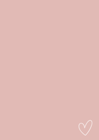 Pink beige Simple heart g