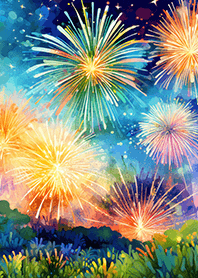 Beautiful Fireworks Theme#3007