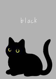 Black Cat Holiday on white