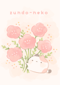 Plump calico cat ( watercolor ver.)