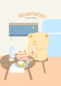Bearakoo in the kitchen
