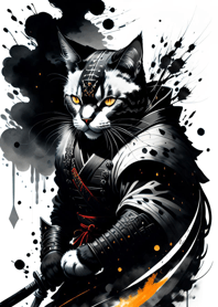 水墨猫武士 4Ee86e