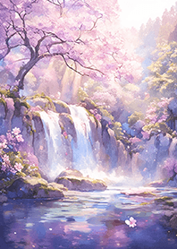 ⭐️櫻花瀑布仙境❤️