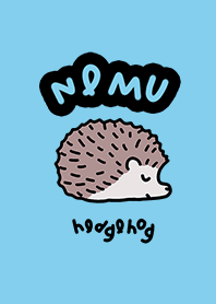Hedgehog NEMU NEMU skyblue