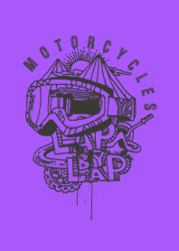 オフロードバイク（紫xグレー）/LAP BY LAP