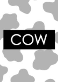 Gray cow pattern