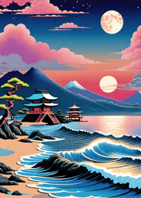 Ukiyo-e Mountains, Seas 47f661
