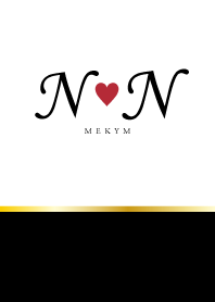 Love Initial N&N イニシャル 9