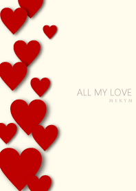 ALL MY LOVE-RED HEART