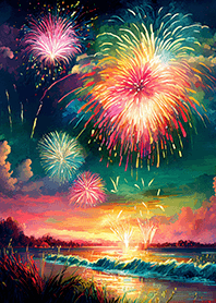 Beautiful Fireworks Theme#722