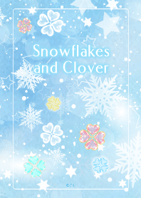 美麗☆雪の結晶とクローバー