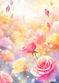 薔薇(バラ)の花の着せかえ(R3907)