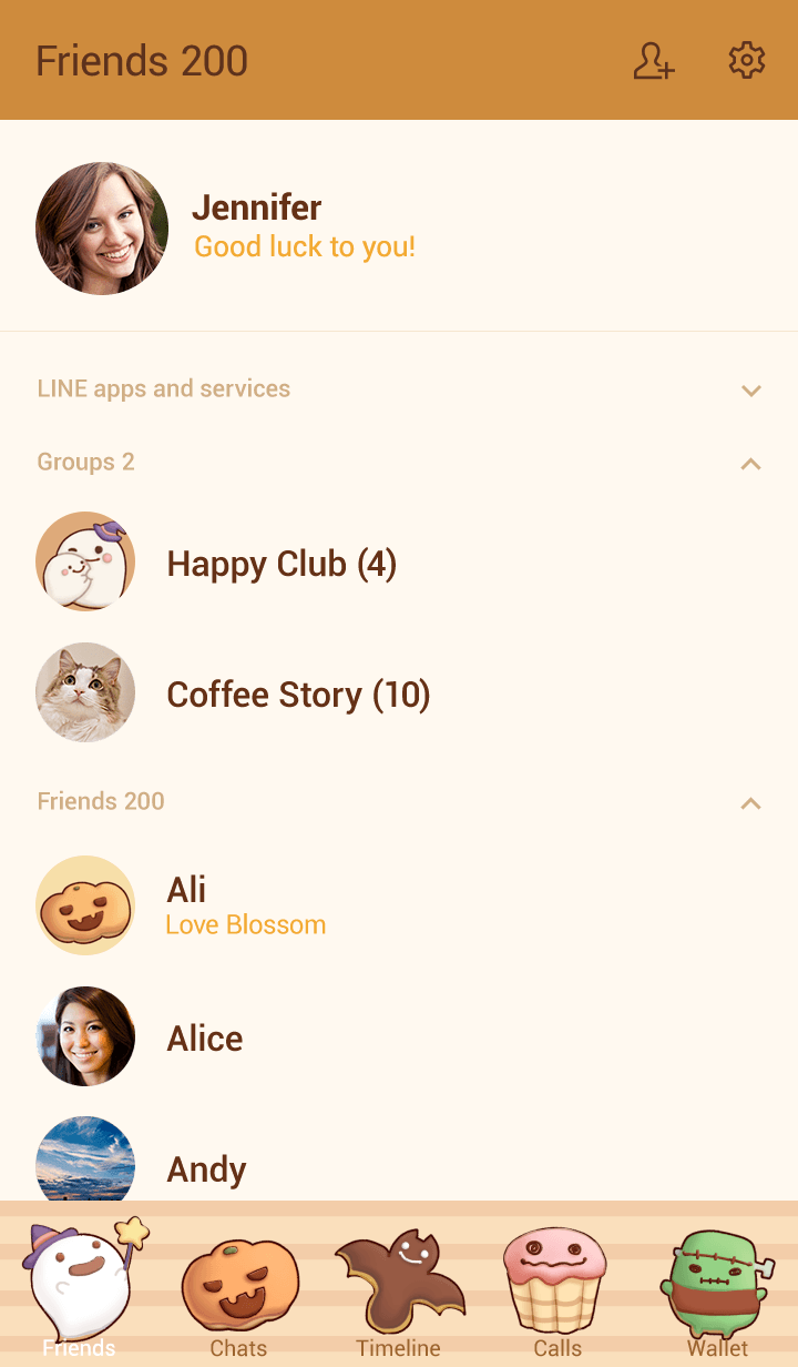 Seasonal sweets theme in Halloween2019