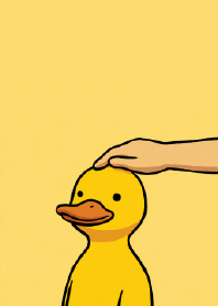 Minimalist Sunny Yellow Duck