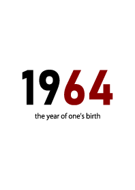 1964 the year of one's birth