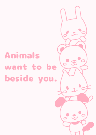 Animals want to be beside you.048-2 Pink