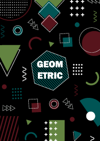 Geometric Stripe Black