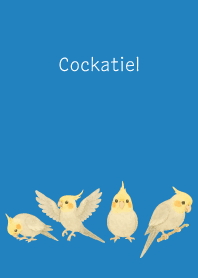 Cute Cockatiel2 blue