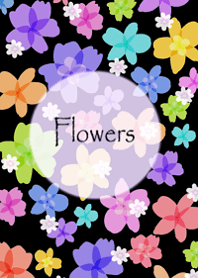 Colorful and happy flower pattern6