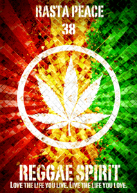 Rasta peace reggae spirit 7 Lucky 38