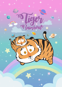 Fat Tiger Rainbow Blue Hawii