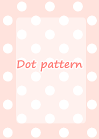 Dot pattern pink and white