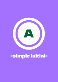 simple initial-A- THEME 69
